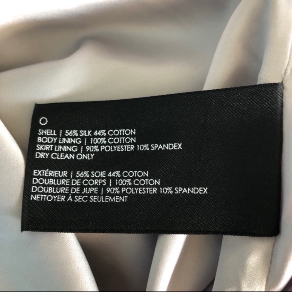 Club Monaco Satin Silk Cocktail Dress - Picture 7 of 9